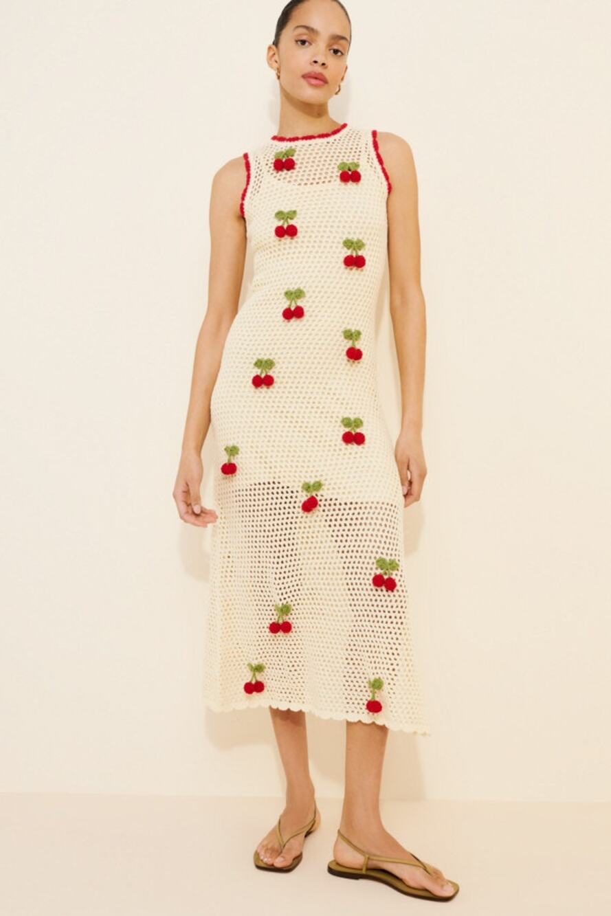Callahan Flor Cherry Midi Dress